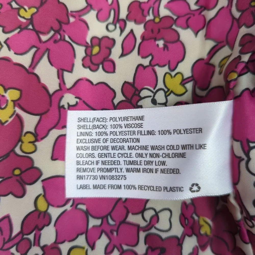 Purple Leather Jacket 12M From OshKosh Girls‎ Full Zip Leather Jacket - Picture 5 of 5